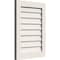 Ekena Millwork Vertical Gable Vent Non-Functional, PVC Gable Vent w/ 1" x 4" Flat Trim Frame, 16"W x 18"H GVPVE16X1801DUN - alternate 5